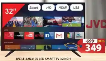 Grand Hyper Market JVC LT-32N3105 LED SMART TV offer