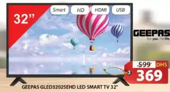 Grand Hyper Market Geepas led smart tv GLED3202SEHD offer