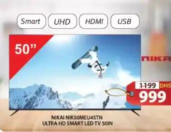 Grand Hyper Market Nikai ultra hd smart led tv NIK50MEU4STN offer