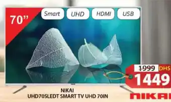 Grand Hyper Market Nikai smart tv uhd UHD70SLEDT offer