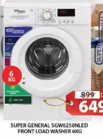 Grand Hyper Market Super general front load washer SGW6250NLED offer