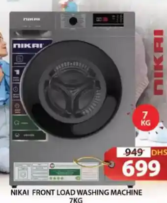 Grand Hyper Market Nikai front load washing machine offer