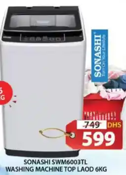 Grand Hyper Market Sonashi washing machine top laod SWM6003TL offer