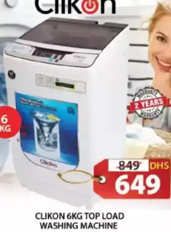 Grand Hyper Market Clikon top load washing machine offer