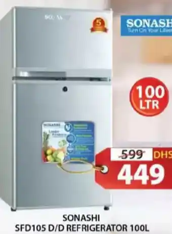 Grand Hyper Market Sonashi d/d refrigerator SFD105 offer