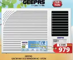 Grand Hyper Market Geepas window ac 15ton GACW18015CU offer