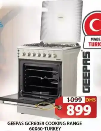 Grand Hyper Market Geepas cooking range GCR6059 offer