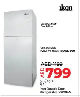 Lulu Hypermarket IKON Refrigerator offer