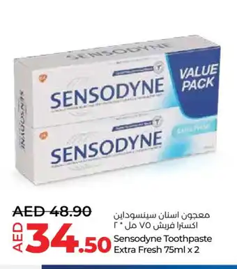 Lulu Hypermarket SENSODYNE Toothpaste offer