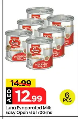 Mark & Save LUNA Evaporated Milk offer