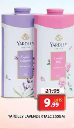 Grand Hyper Market YARDLEY Talcum Powder offer