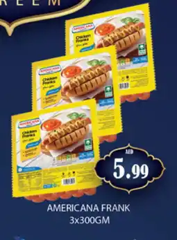 Gulf Hypermarket AMERICANA Chicken Franks offer