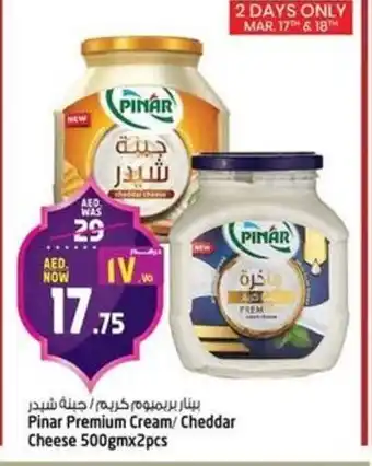 Safari Hypermarket Pinar Premium Cream/Cheddar Cheese offer