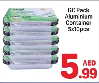 Day To Day GC Pack Aluminium Container offer