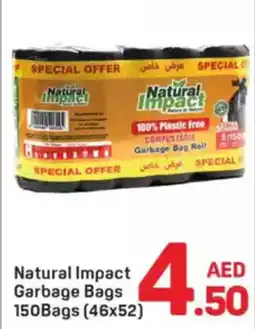 Day To Day Natural Impact Garbage Bags offer