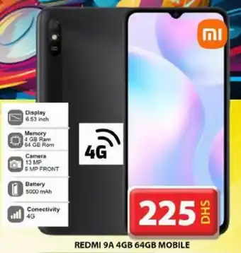 Grand Hyper Market Redmi 9a 4GB 64GB mobile offer