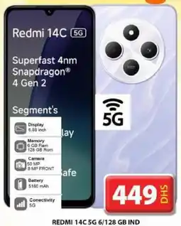 Grand Hyper Market Redmi 14C 5G 6/128 GB IND offer