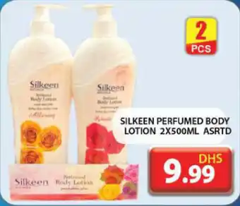 Grand Hyper Market Silkeen perfumed body lotion offer