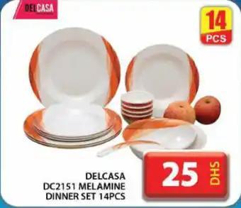 Grand Hyper Market Delcasa DC2151 melamine dinner set offer