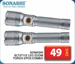 Grand Hyper Market Sonashi SLT3711Z LED zoom torch combo offer