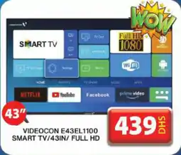 Grand Hyper Market Videocon E43EL1100 smart TV 43in full HD offer