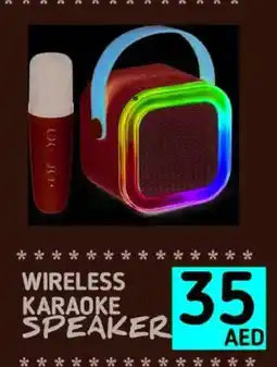 Amber Wireless karaoke speaker offer