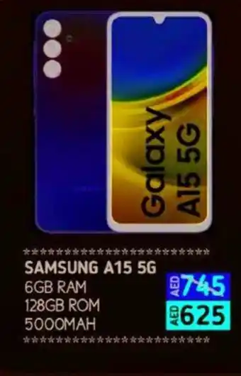 Amber Samsung A15 5G offer