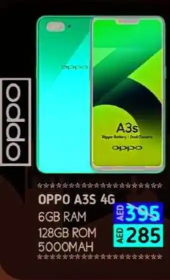 Amber Oppo A3S 4G offer