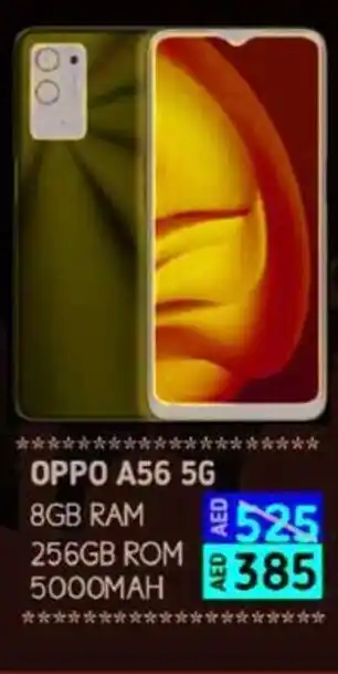 Amber Oppo A56 5G offer