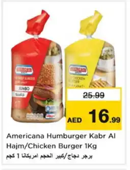 Nesto AMERICANA Chicken Burger offer