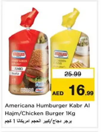 Nesto AMERICANA Chicken Burger offer