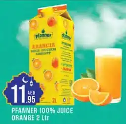 Cosco supermarket Pfanner 100% juice orange offer