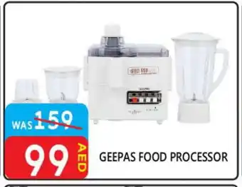 United Hypermarket GEEPAS Food Processor offer