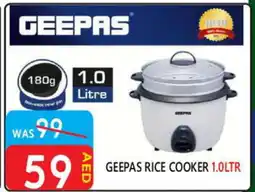 United Hypermarket GEEPAS Rice Cooker offer