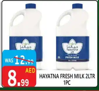 United Hypermarket HAYATNA Fresh Milk offer