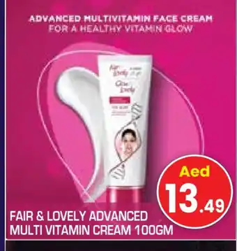 Baniyas Spike Hypermarket FAIR & LOVELY Face cream offer