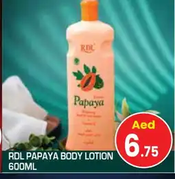 Baniyas Spike Hypermarket RDL Body Lotion & Cream offer