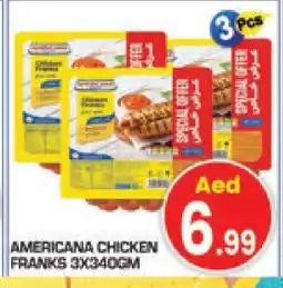 Baniyas Spike Hypermarket AMERICANA Chicken Franks offer