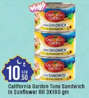 Cosco supermarket California Garden Tuna Sandwich In Sunflower Oil offer