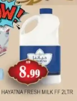 Zain Hypermarket HAYATNA Fresh Milk offer