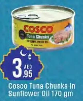 Cosco supermarket Cosco Tuna Chunks In Sunflower Oil offer