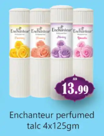 Gulf Hypermarket Enchanteur Talcum Powder offer