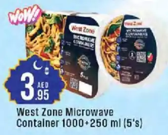 Cosco supermarket West Zone Microwave Container offer