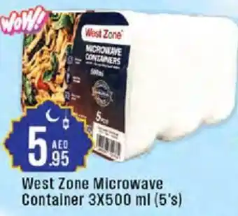 Cosco supermarket West Zone Microwave Container offer