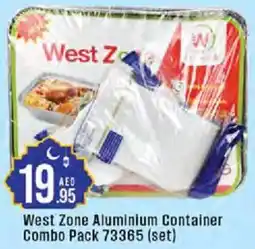 Cosco supermarket West Zone Aluminium Container Combo Pack offer