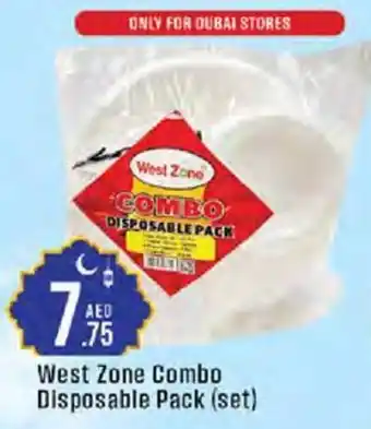 Cosco supermarket West Zone Combo Disposable Pack (set) offer