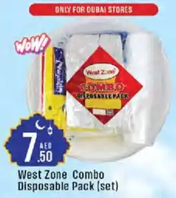 Cosco supermarket West Zone Combo Disposable Pack (set) offer