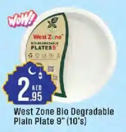 Cosco supermarket West Zone Bio Degradable Plain Plate offer