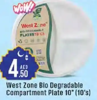 Cosco supermarket West Zone Bio Degradable Compartment Plate offer