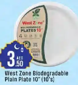 Cosco supermarket West Zone Biodegradable Plain Plate offer